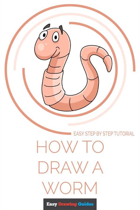 How To Draw A Worm Really Easy Drawing Tutorial Drawing Tutorial