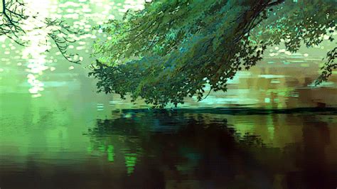 The best gifs for anime. moss forest | Garden of words, Anime scenery, Anime background