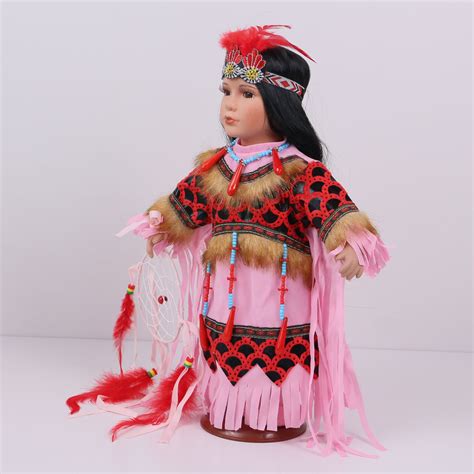 16 Porcelain Indian Doll Priti D16771 Kinnex Dolls