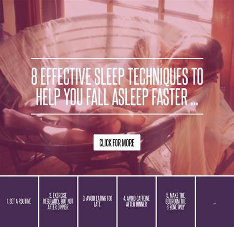 8 Effective Sleep Techniques To Help You Fall Asleep Faster