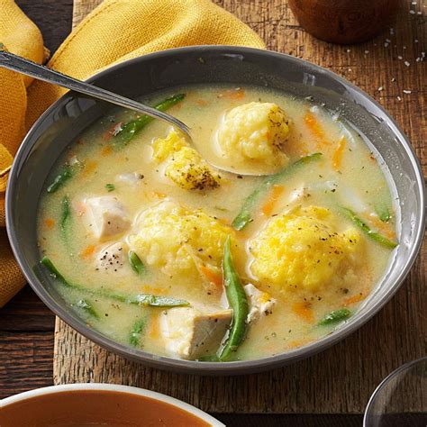 Yummy Chicken And Dumpling Soup Recipe Taste Of Home