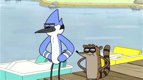 Regular Show Mordecai And Rigby Try To Sabotage Jeremy And Chad Jobs