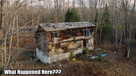 Heavily Decayed Home Forgotten Deep In The Woods Abandoned For 16