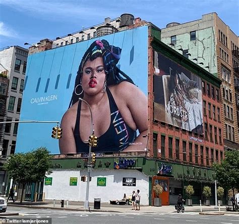 Black Plus Size Trans Woman Features On Calvin Klein Billboard Daily Mail Online