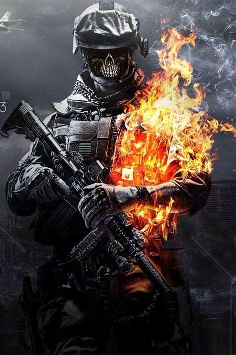 Join Battlefield 3 Xbox Edition Skull Wallpaper