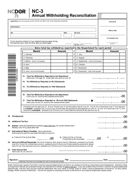 Printable Nc Form D 410 Printable Forms Free Online