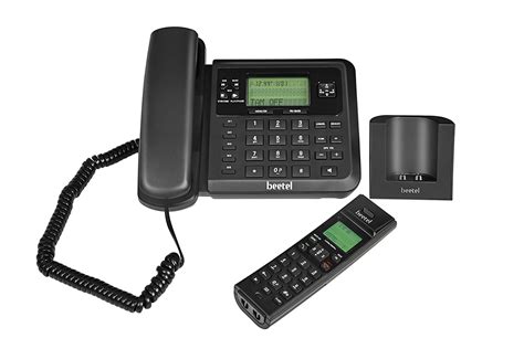 Black Beetel X78 Cordless And Corded Combo Landline Phone Rs 3500
