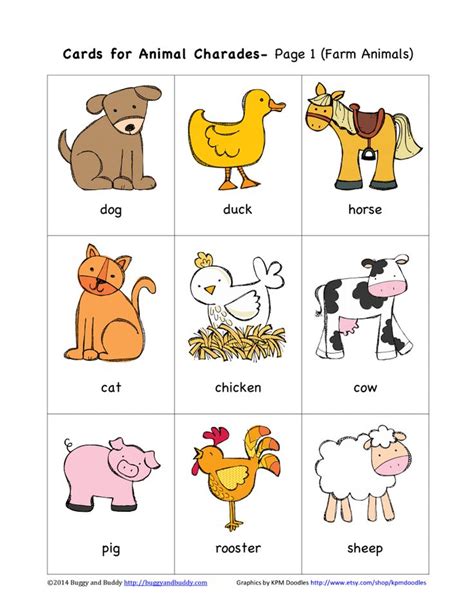 Animal Charades 1pdf Teach English To Kids English Games For Kids