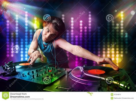 How unique or common are these mixes? Dj Playing Songs In A Disco With Light Show Stock Photo - Image: 37254870