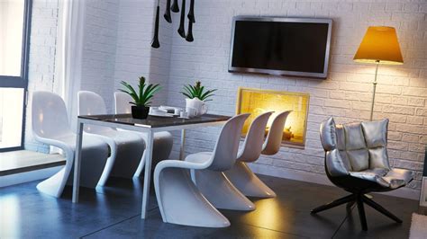 Black White Yellow Dining Room Interior Design Ideas