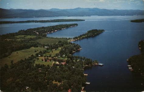 View Of Lake George Points And Bays New York Postcard