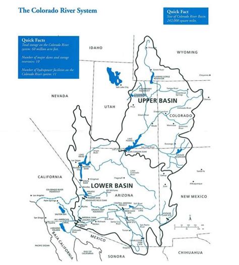 Upper Colorado River Basin Map