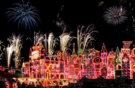 Usa Disneyland Parks Christmas Fireworks California Anaheim