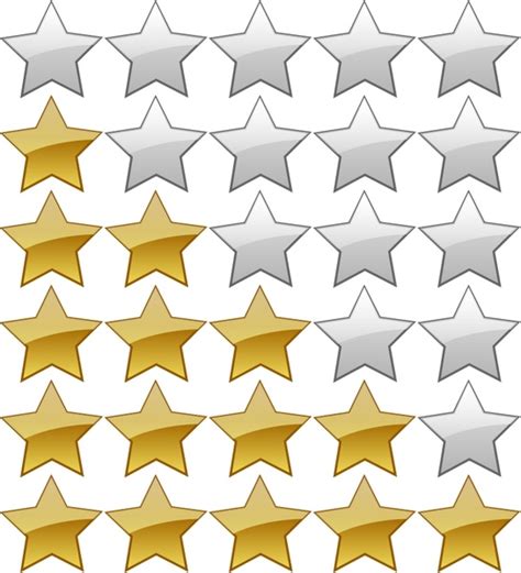 5 Star Rating System Vectors Graphic Art Designs In Editable Ai Eps