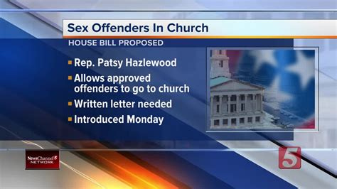 Bill Would Allow Sex Offenders To Attend Church With Permission