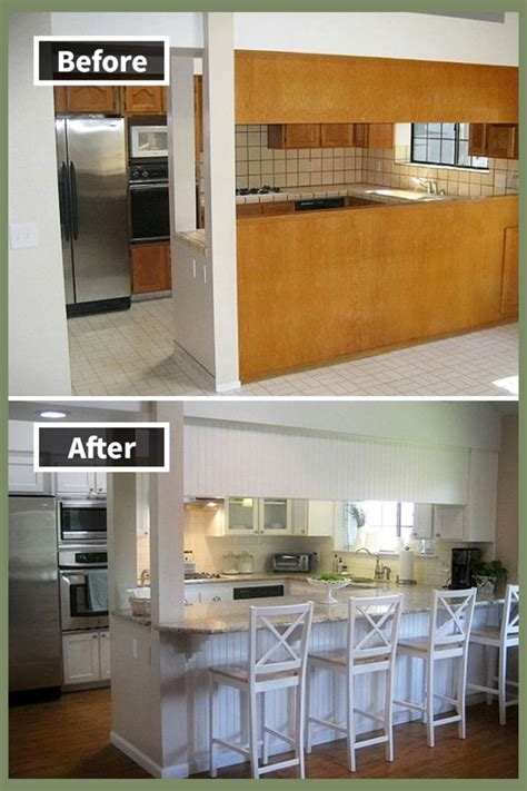 Small Kitchen Ideas On A Budget Before And After Remodel Pictures Of