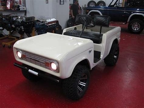 Early Square-Body Bronco golf cart. | Things that roll | Pinterest