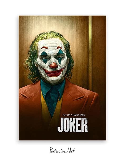 Joker 2019 İllüstrasyon Poster Film Afişi Ve Joker 2019 Kanvas Tablo Al
