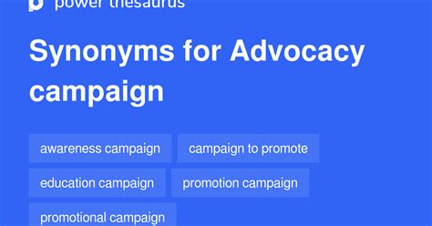 Advocacy Campaign Synonyms 66 Words And Phrases For Advocacy Campaign