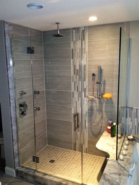 Custom Tile Shower Master Shower Master Bath Tile Showers Tile