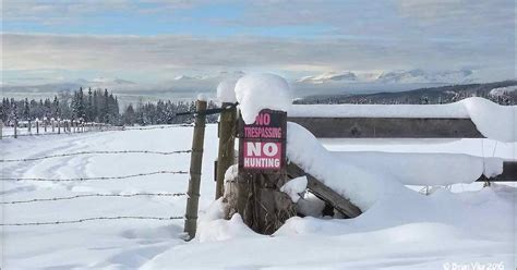 Brian Vikes British Columbia Photographs Heavy Snowfall And Telkwa