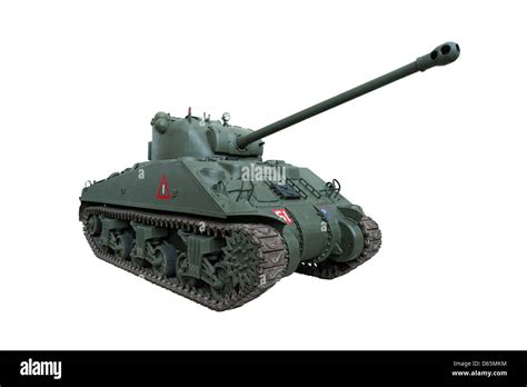 Wwii Sherman Tank Cut Out Stock Images And Pictures Alamy