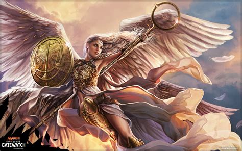 Download Shield Oath Of The Gatewatch Fantasy Angel Warrior Angel Man