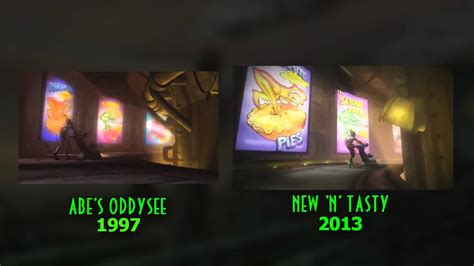 Oddworld Abes Oddysee Vs Oddworld New N Tasty Intro Comparison