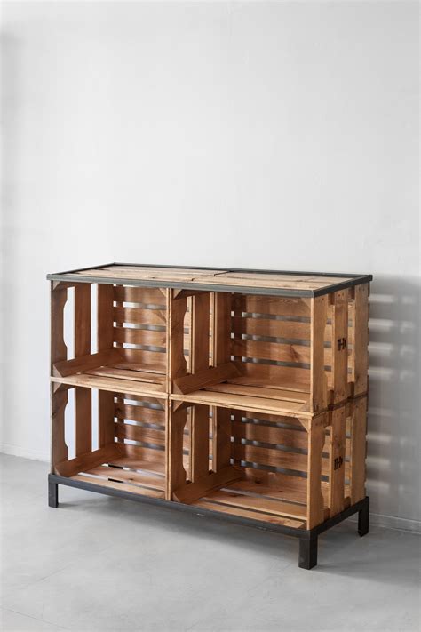 Wooden Crate Shelves Diy