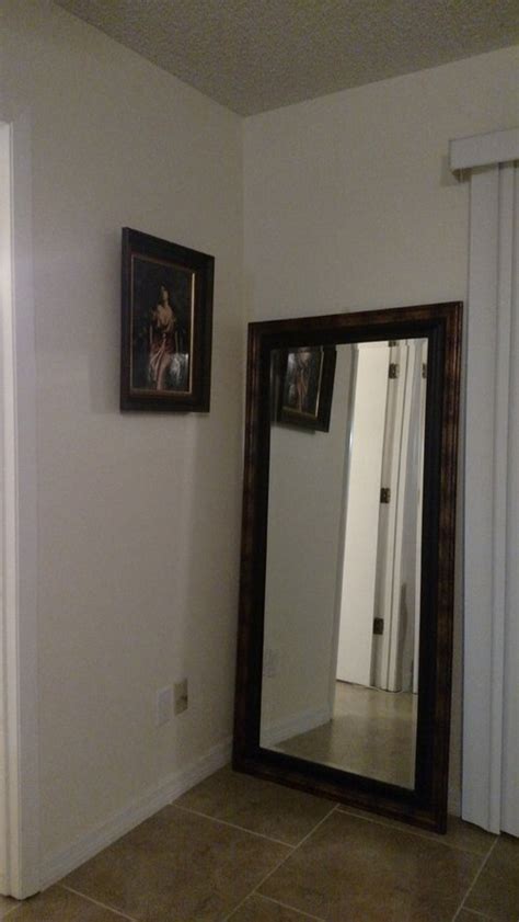 Best Way To Display This Large Mirror In A Corner