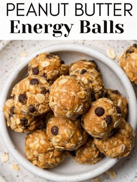 Peanut Butter Oat Energy Balls Cookie Dough Diaries
