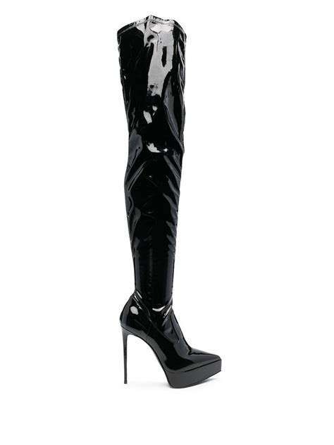 le silla uma 135mm thigh high boots farfetch