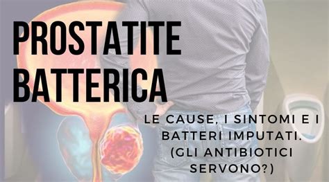 Prostatite Batterica Cause Sintomi E Diagnosi