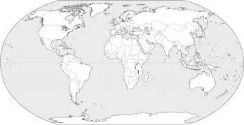 Blank World Map Rivers And Mountains