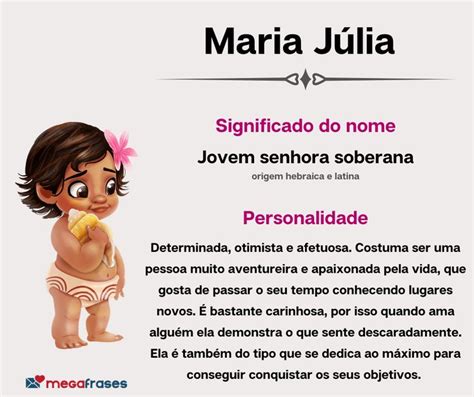 Significado Do Nome Maria Julia Origem Personalidade E Curiosidades