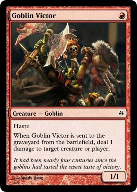 Maybe you would like to learn more about one of these? MTG - Goblin Victor by Lhok on DeviantArt