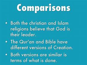Christianity And Islam Comparison By Amike