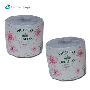 Buy Standard Roll Size Recycled Pulp Toilet Tissues Soft Toilet Paper From Zhangzhou Lianan