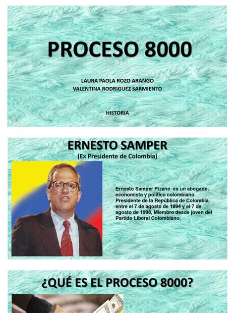 Proceso 8000 Pdf Política De Colombia Gobierno
