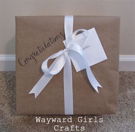 Lingerie is another popular shower gift, although these presents aren't. Wayward Girls' Crafts: Present Wrapping- A bridal shower gift