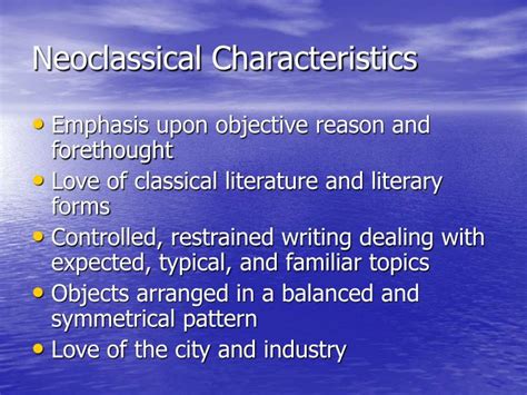 PPT - Neoclassical Characteristics PowerPoint Presentation, free ...