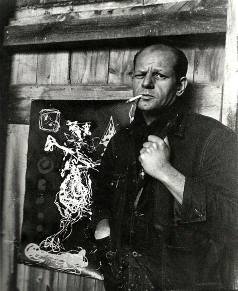 Jackson Pollock In His Studio Atelier Photo By Arnold Newman