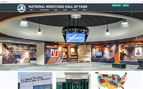 Image Of The National Wrestling Hall Of Fames New Website