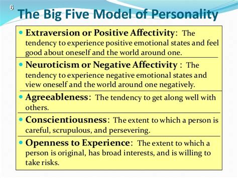 The big five framework of personality traits from costa & mccrae, 1992 has emerged as a robust and parsimonious model for understanding the relationship between personality and various academic behaviors 1 the big five factors are openness, conscientiousness, extraversion, agreeableness. Big 5 Personality Traits and MMA Fighters (and their ...