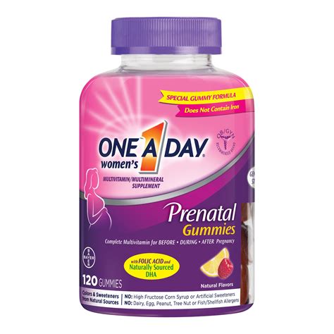 One A Day Women S Prenatal Multivitamin Gummies Supplement For Before And During Pregnancy