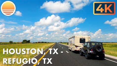 🇺🇸 4k60 Houston Texas To Refugio Texas 🚘 Drive With Me On A Texas
