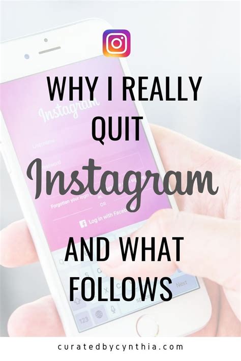 why i really quit instagram and what follows curated by cynthia quites i quit i am awesome