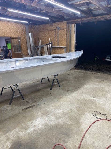 Aluminum Poling Skiff Build Page 6 Dedicated To The Smallest Of Skiffs