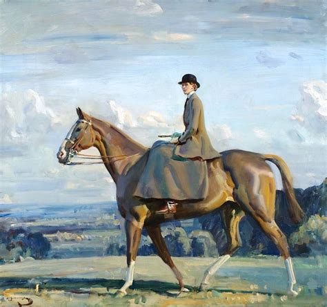 Alfred James Munnings Horse Painting Horses Equine Art