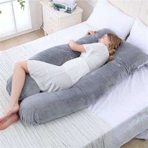 home4u® zwangerschapskussen xxl zijslaapkussen lichaamskussen body pillow u